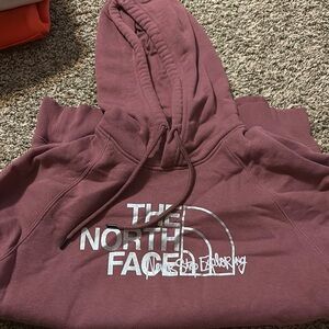 The North Face Burgundy Hoodie